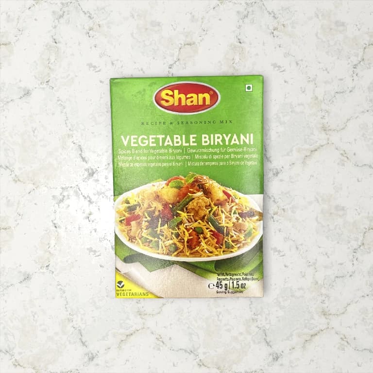 Shan Vegetable Biryani Masala 45g — image 1