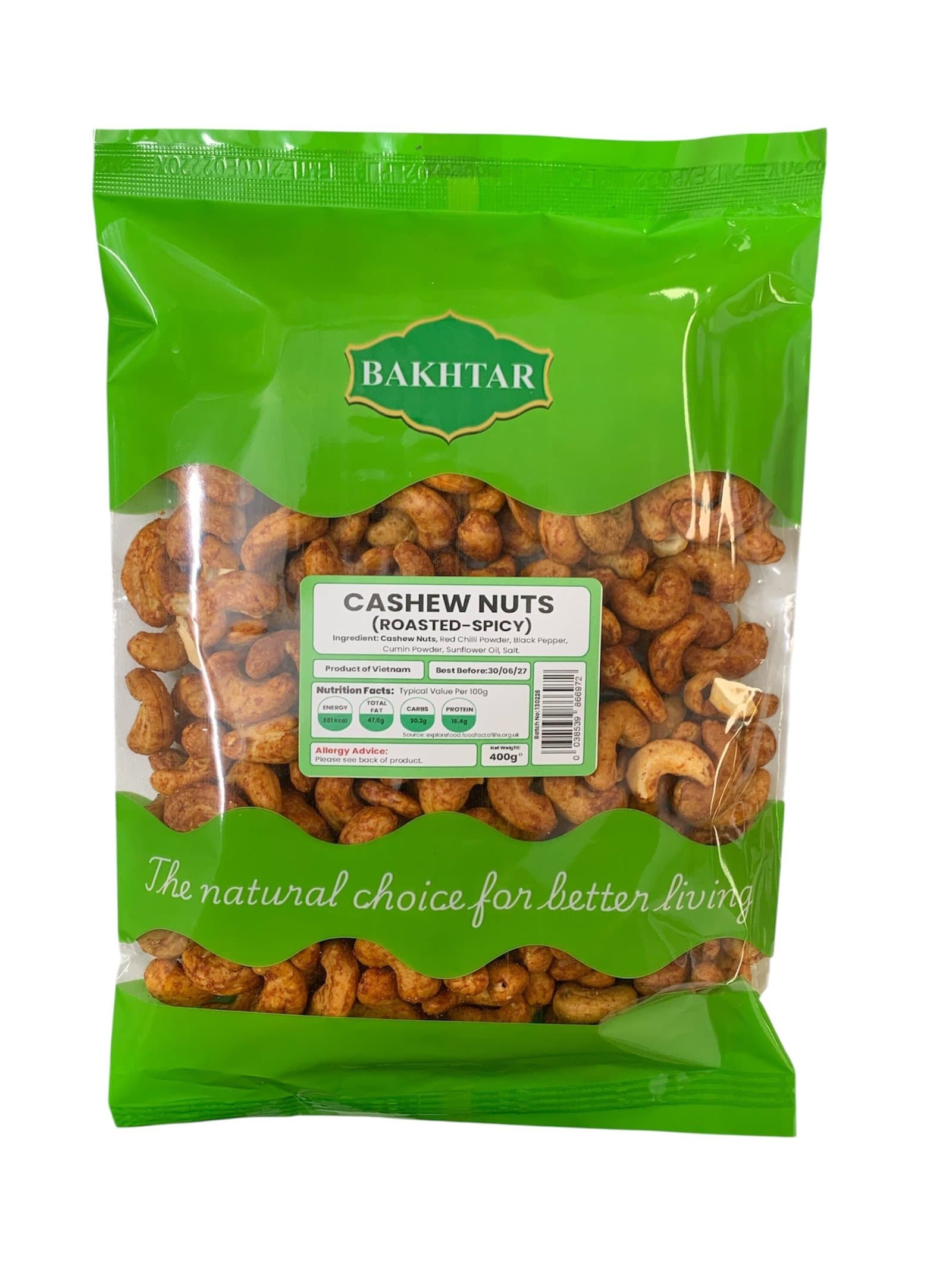 Cashew Nut Roasted & Smoked 400g
